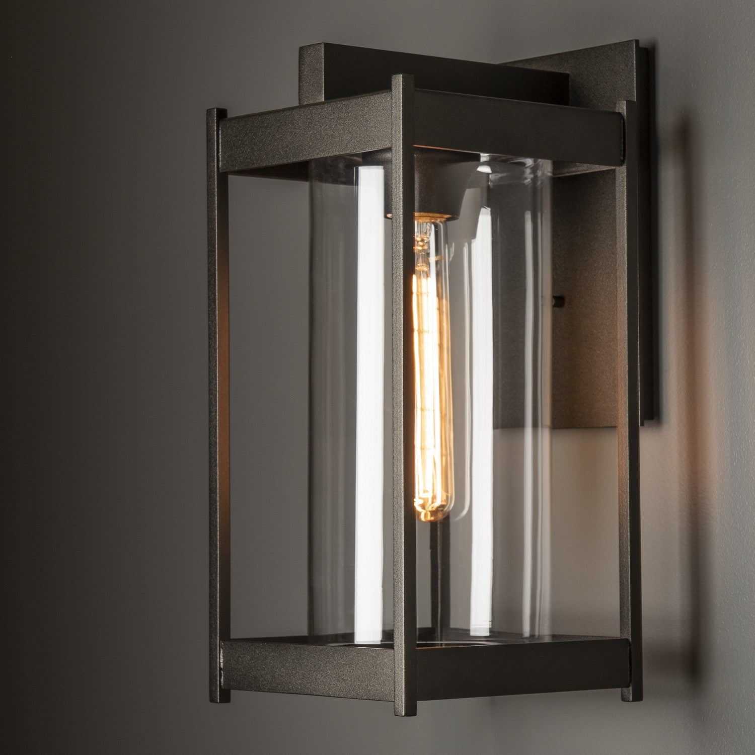 Hubbardton Forge - 302021-SKT-14-ZM0730 - Cela Medium Outdoor Sconce - Cela - Coastal Oil Rubbed Bronze