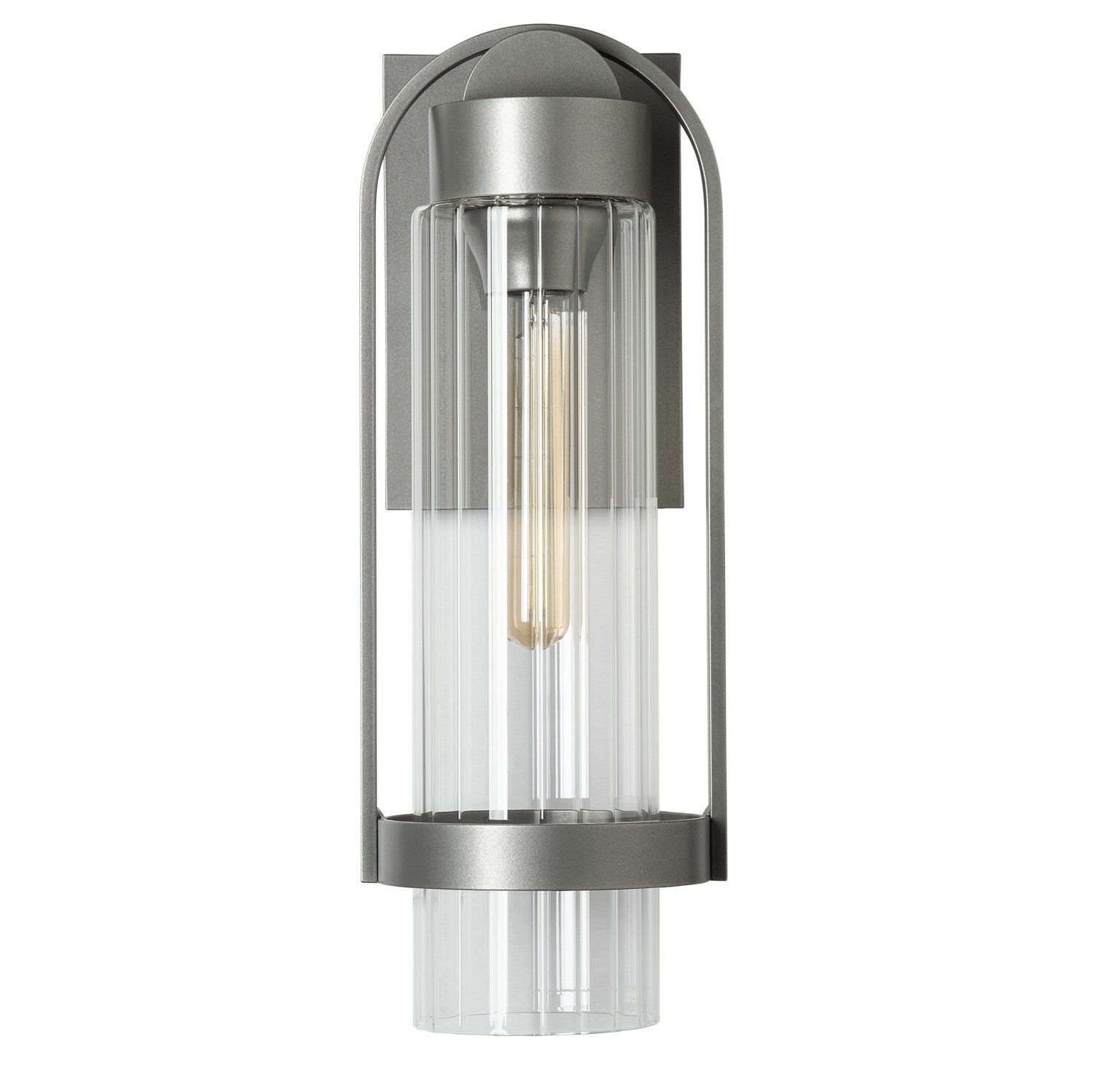 Hubbardton Forge - 302555-SKT-78-ZM0741 - Alcove Small Outdoor Sconce - Alcove - Coastal Burnished Steel