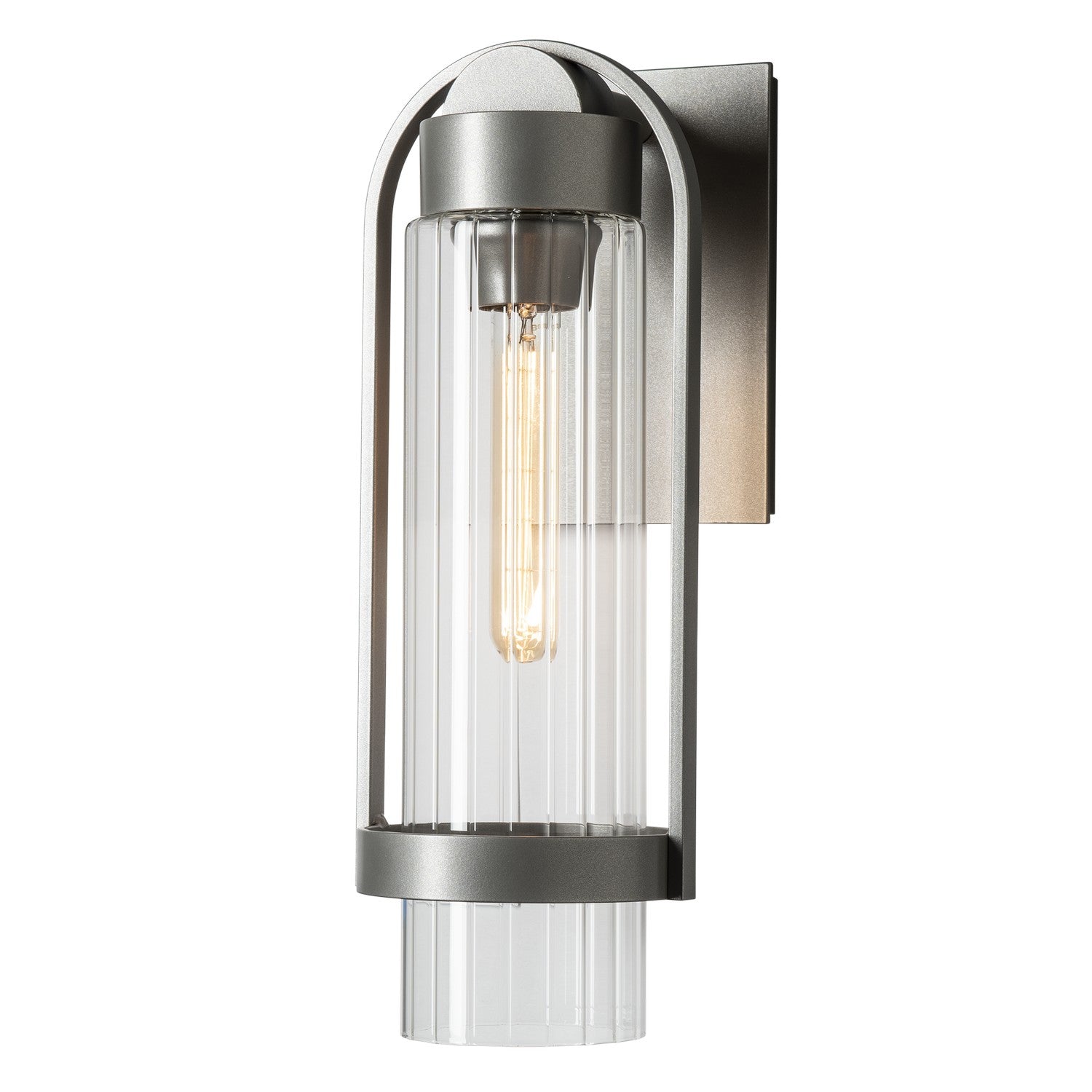 Hubbardton Forge - 302555-SKT-78-ZM0741 - Alcove Small Outdoor Sconce - Alcove - Coastal Burnished Steel