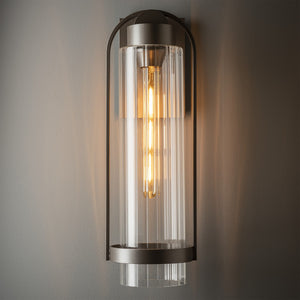 Hubbardton Forge - 302556-SKT-77-ZM0742 - One Light Outdoor Wall Sconce - Alcove - Coastal Dark Smoke