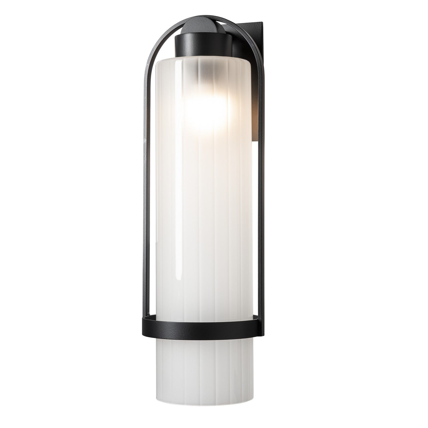 Hubbardton Forge - 302557-SKT-80-FD0743 - Alcove Large Outdoor Sconce - Alcove - Coastal Black