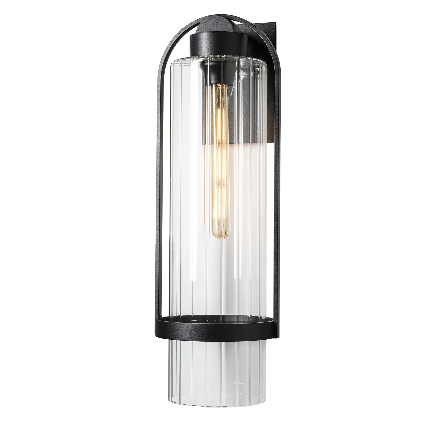 Hubbardton Forge - 302557-SKT-80-ZM0743 - Alcove Large Outdoor Sconce - Alcove - Coastal Black