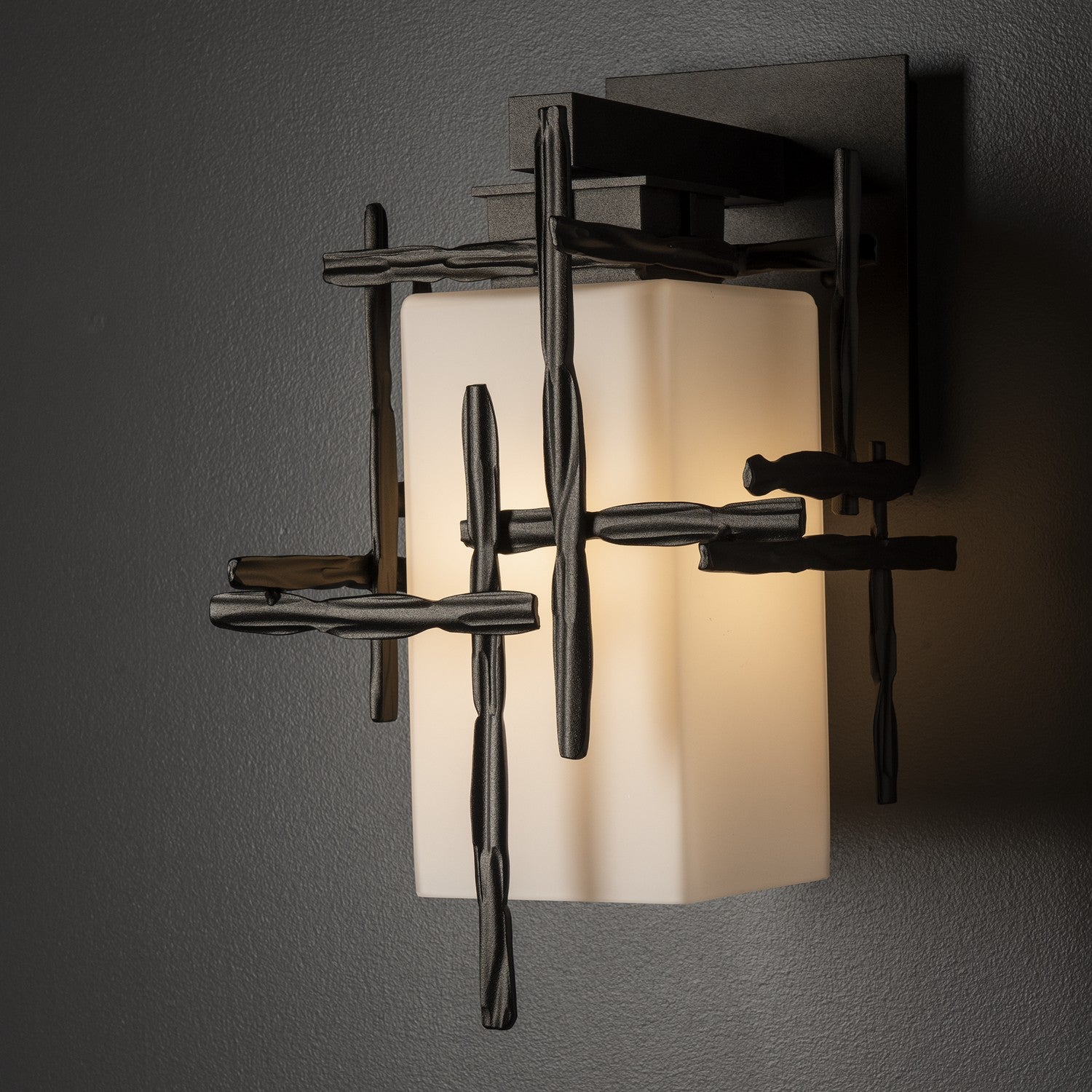 Hubbardton Forge - 302580-SKT-14-GG0111 - One Light Outdoor Wall Sconce - Tura - Coastal Oil Rubbed Bronze