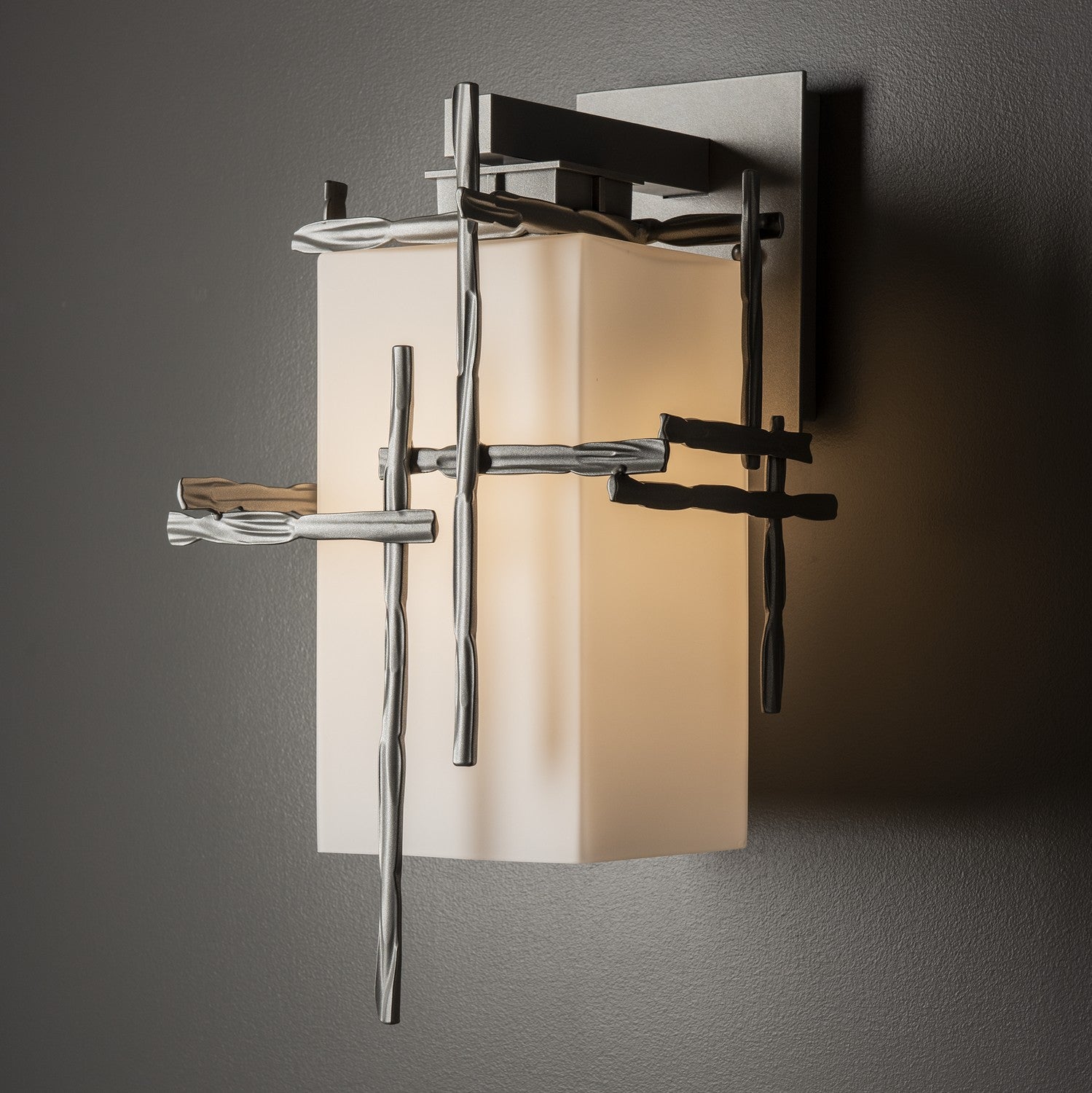 Hubbardton Forge - 302581-SKT-78-GG0093 - One Light Outdoor Wall Sconce - Tura - Coastal Burnished Steel