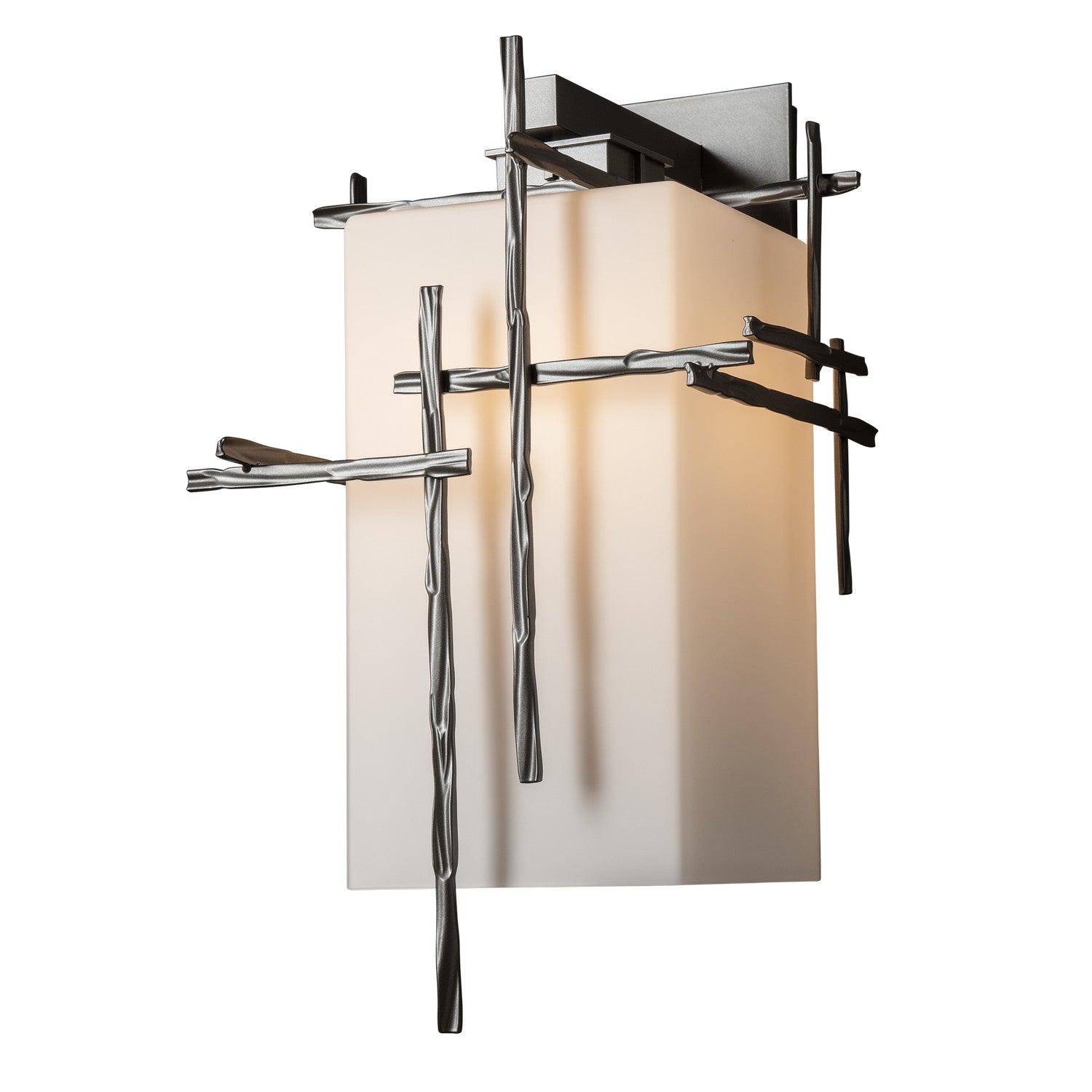 Hubbardton Forge - 302583-SKT-77-GG0707 - One Light Outdoor Wall Sconce - Tura - Coastal Dark Smoke