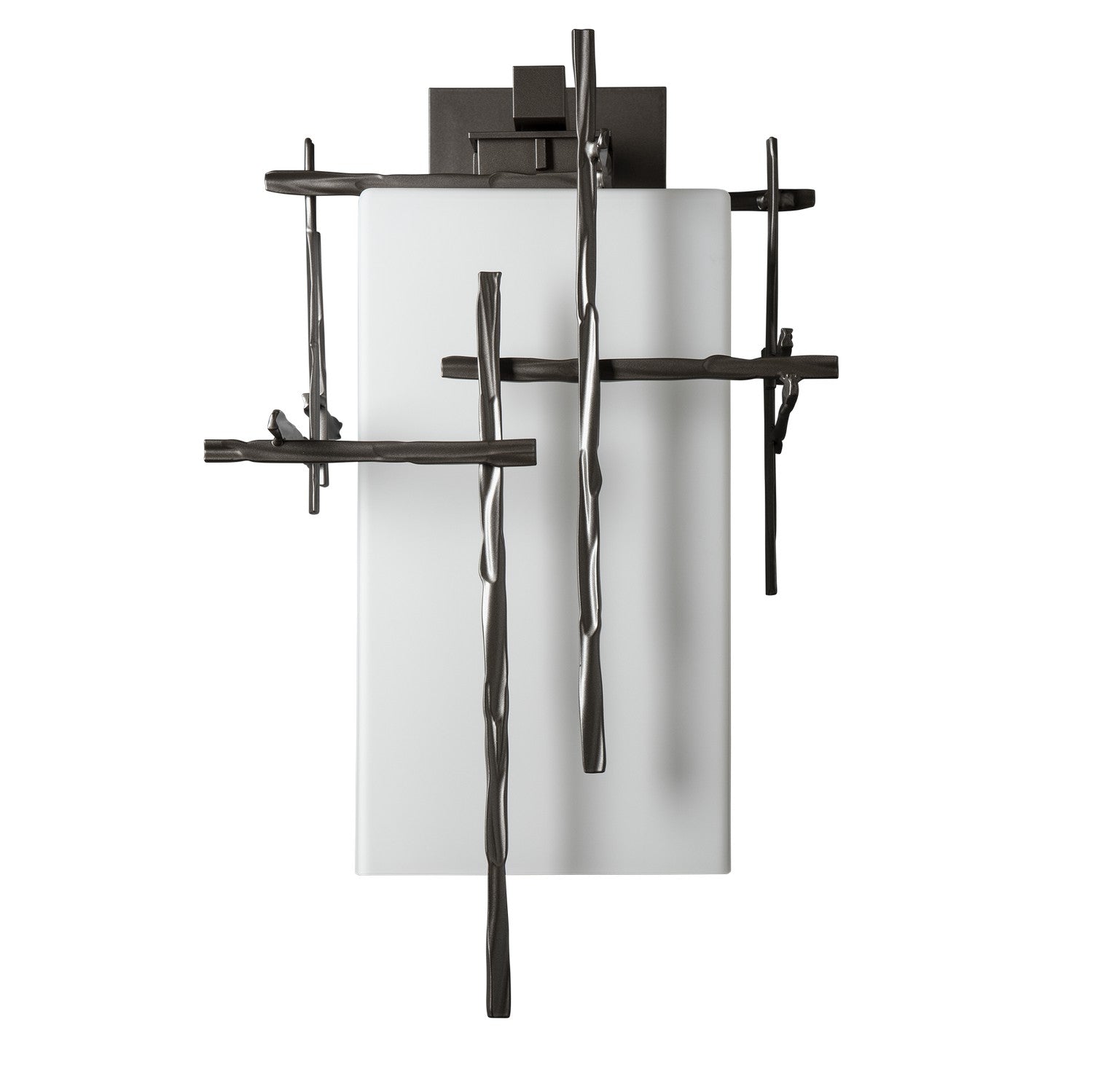 Hubbardton Forge - 302583-SKT-77-GG0707 - One Light Outdoor Wall Sconce - Tura - Coastal Dark Smoke