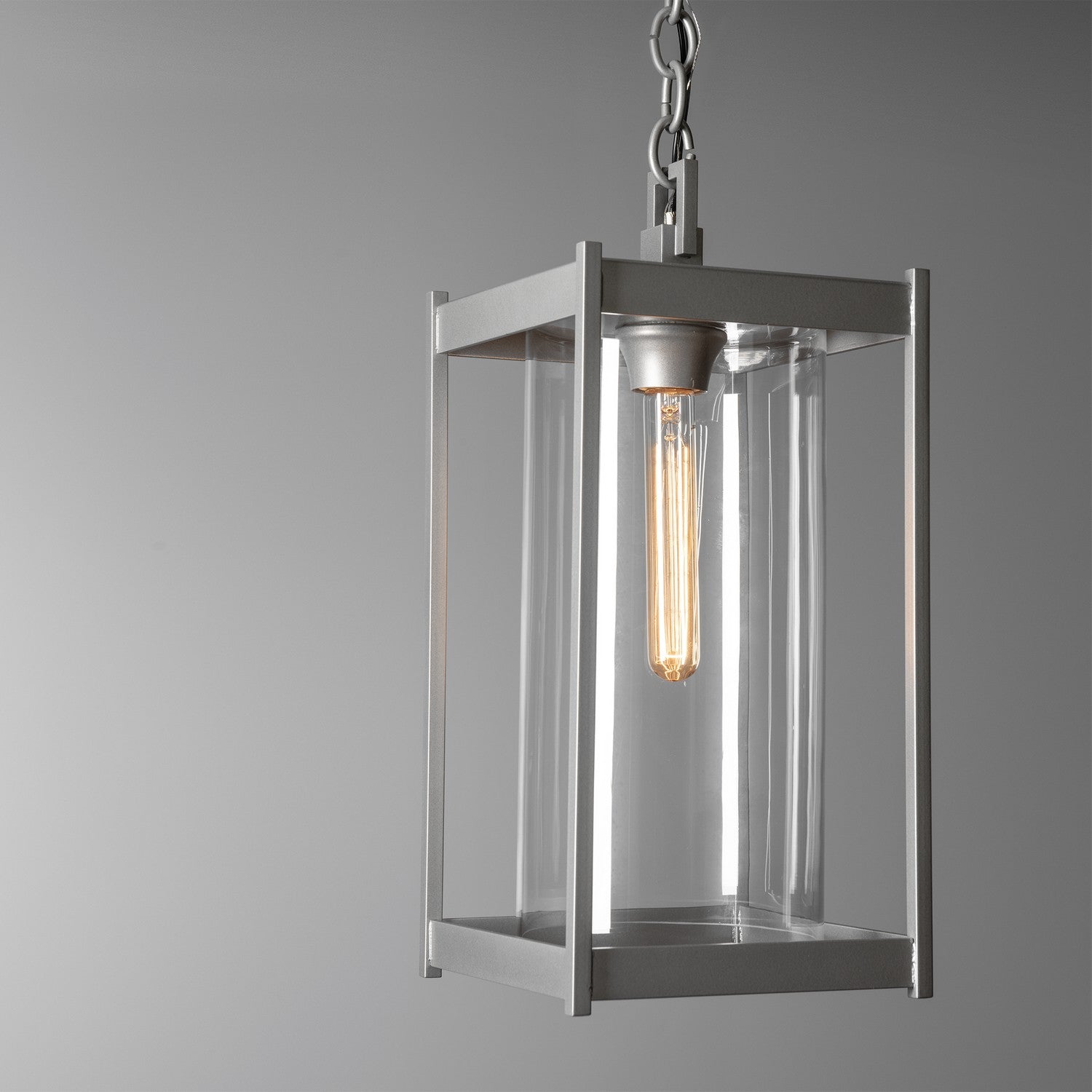 Hubbardton Forge - 362023-SKT-78-ZM0731 - Cela Large Outdoor Lantern - Cela - Coastal Burnished Steel
