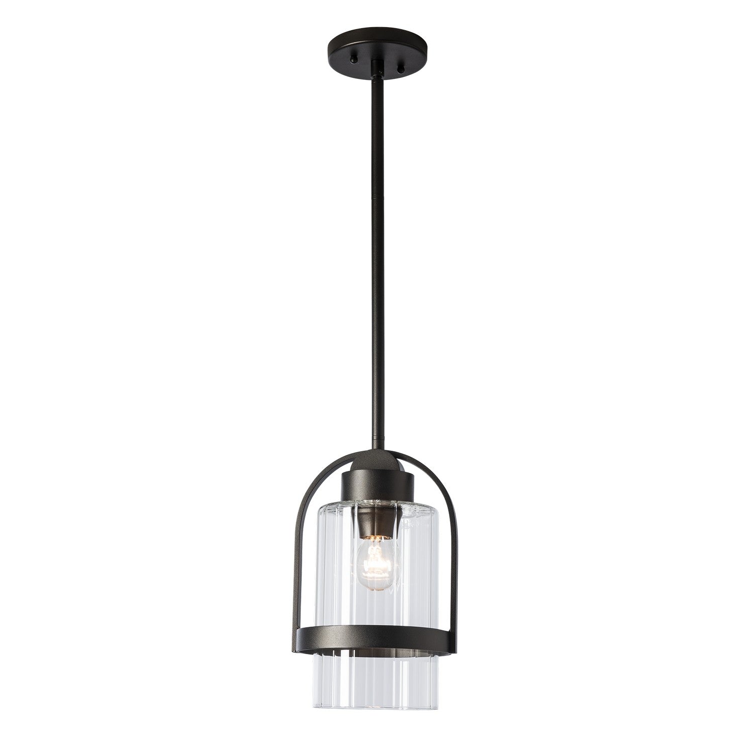 Hubbardton Forge - 362555-SKT-MULT-14-ZM0744 - One Light Outdoor Pendant - Alcove - Coastal Oil Rubbed Bronze