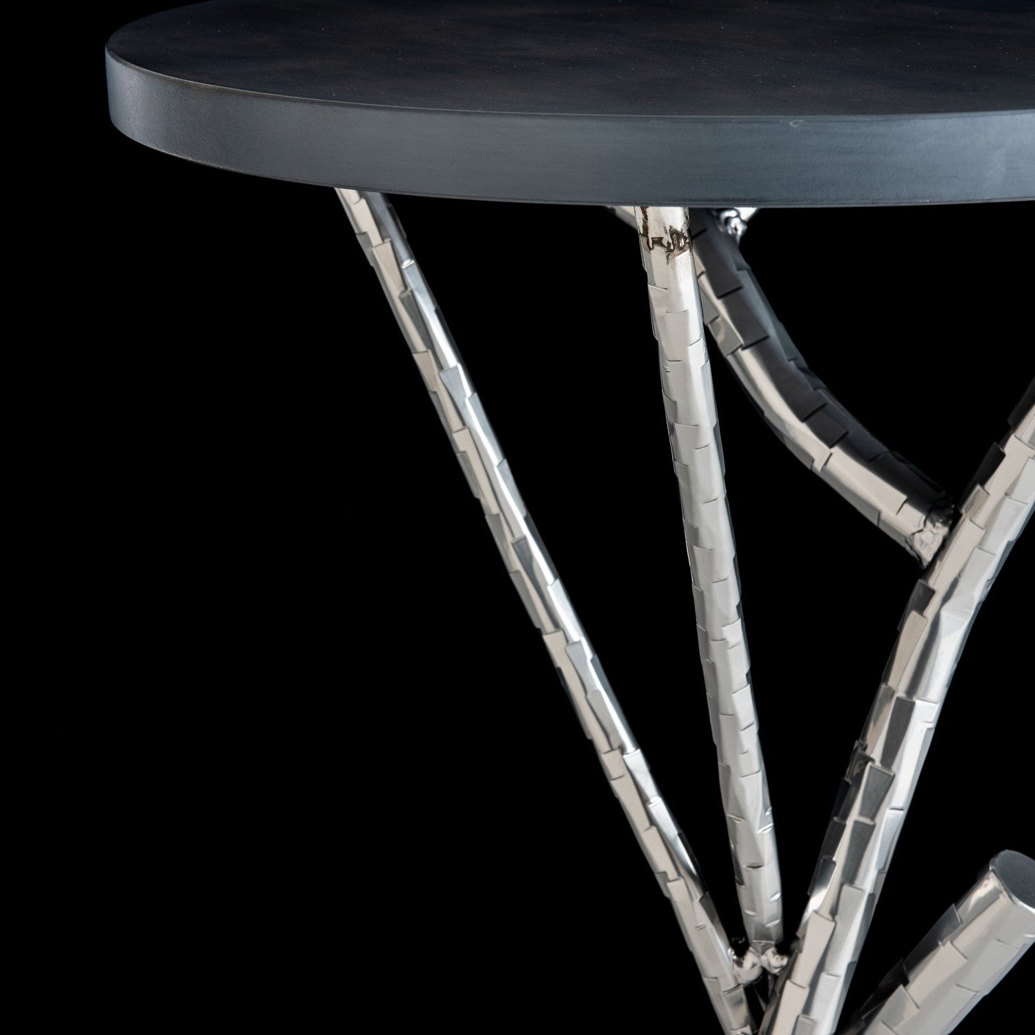 Hubbardton Forge - 750111-85-M2 - Brindille Wood Top Accent Table - Brindille - Sterling
