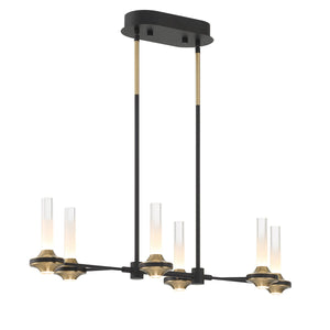 Eurofase - 45713-019 - TORCIA-CHD-6LT-31IN-BK-WH - TORCIA - Black
