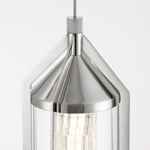 Eurofase - 45716-010 - ESPADA-PEN-20IN-PN-CL - ESPADA - Polished Nickel
