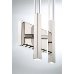 Eurofase - 46426-024 - BENICIO-WSC-2LT-18IN-PN-CL - BENICIO - Polished Nickel