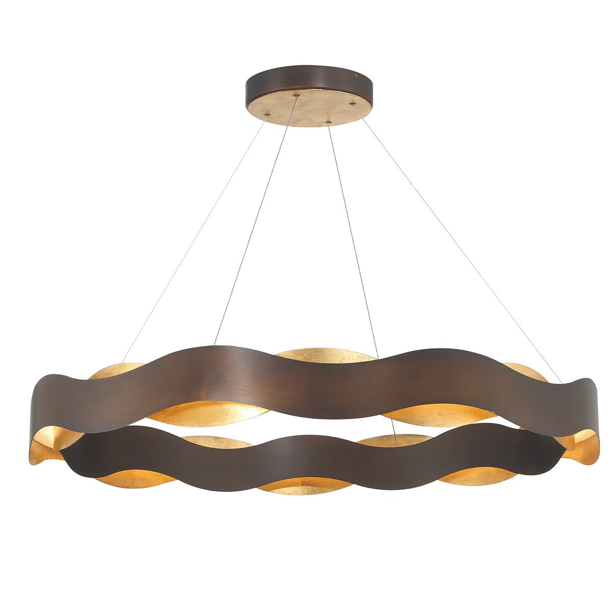 Eurofase - 46462-015 - LED Chandelier - Vaughan - Bronze and Gold