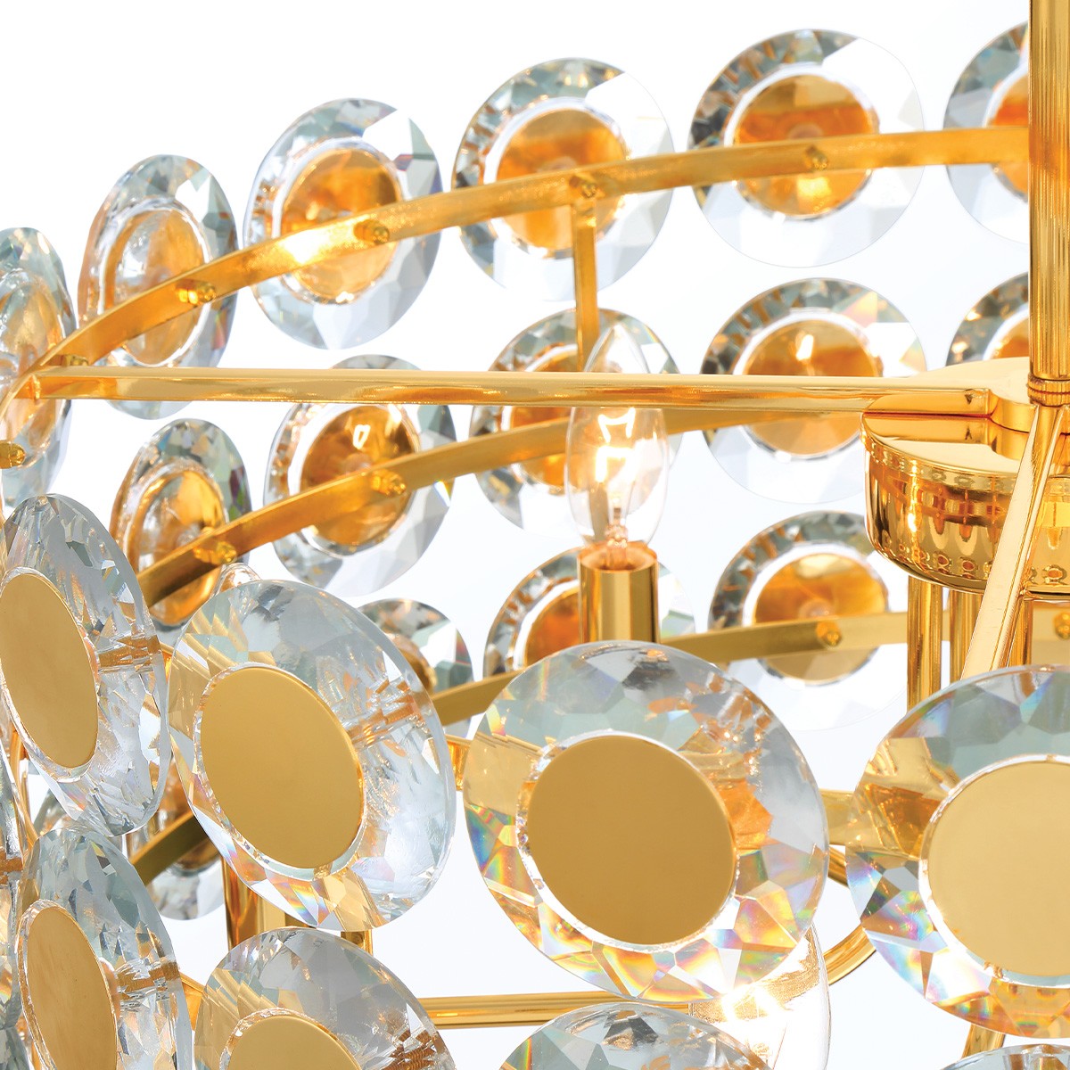 Eurofase - 44285-026 - PERRENE-CHD-6LT-23IN-GD-CL - PERRENE - Gold