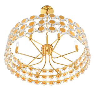 Eurofase - 44286-025 - Eight Light Pendant - Perrene - Gold