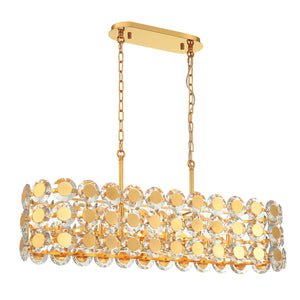Eurofase - 44287-020 - PERRENE-CHD-8LT-40IN-GD-CL - PERRENE - Gold