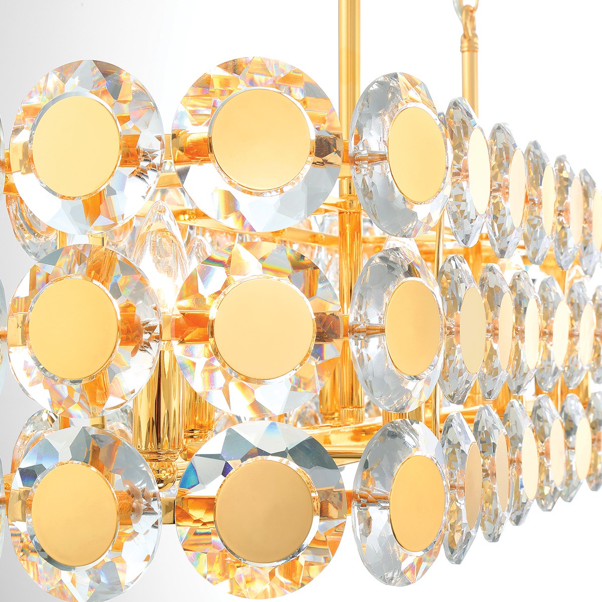 Eurofase - 44287-020 - PERRENE-CHD-8LT-40IN-GD-CL - PERRENE - Gold