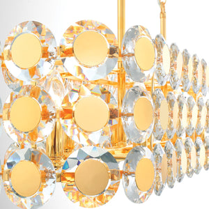 Eurofase - 44287-020 - PERRENE-CHD-8LT-40IN-GD-CL - PERRENE - Gold