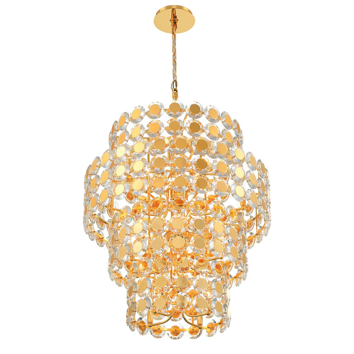 Eurofase - 44289-028 - 24 Light Chandelier - Perrene - Gold