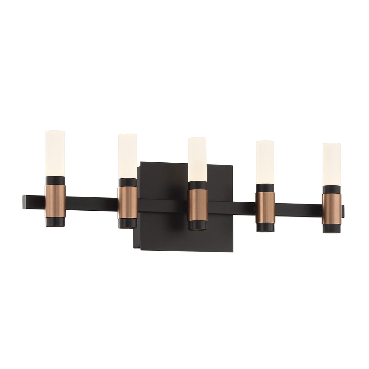 Eurofase - 45236-013 - ALBANY-VAN-5LT-BRBM-WH - ALBANY - Brass-Black