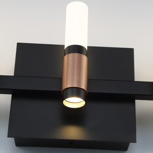 Eurofase - 45236-013 - ALBANY-VAN-5LT-BRBM-WH - ALBANY - Brass-Black