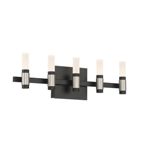 Eurofase - 45236-022 - ALBANY-VAN-5LT-SBM-WH - ALBANY - Silver-Black