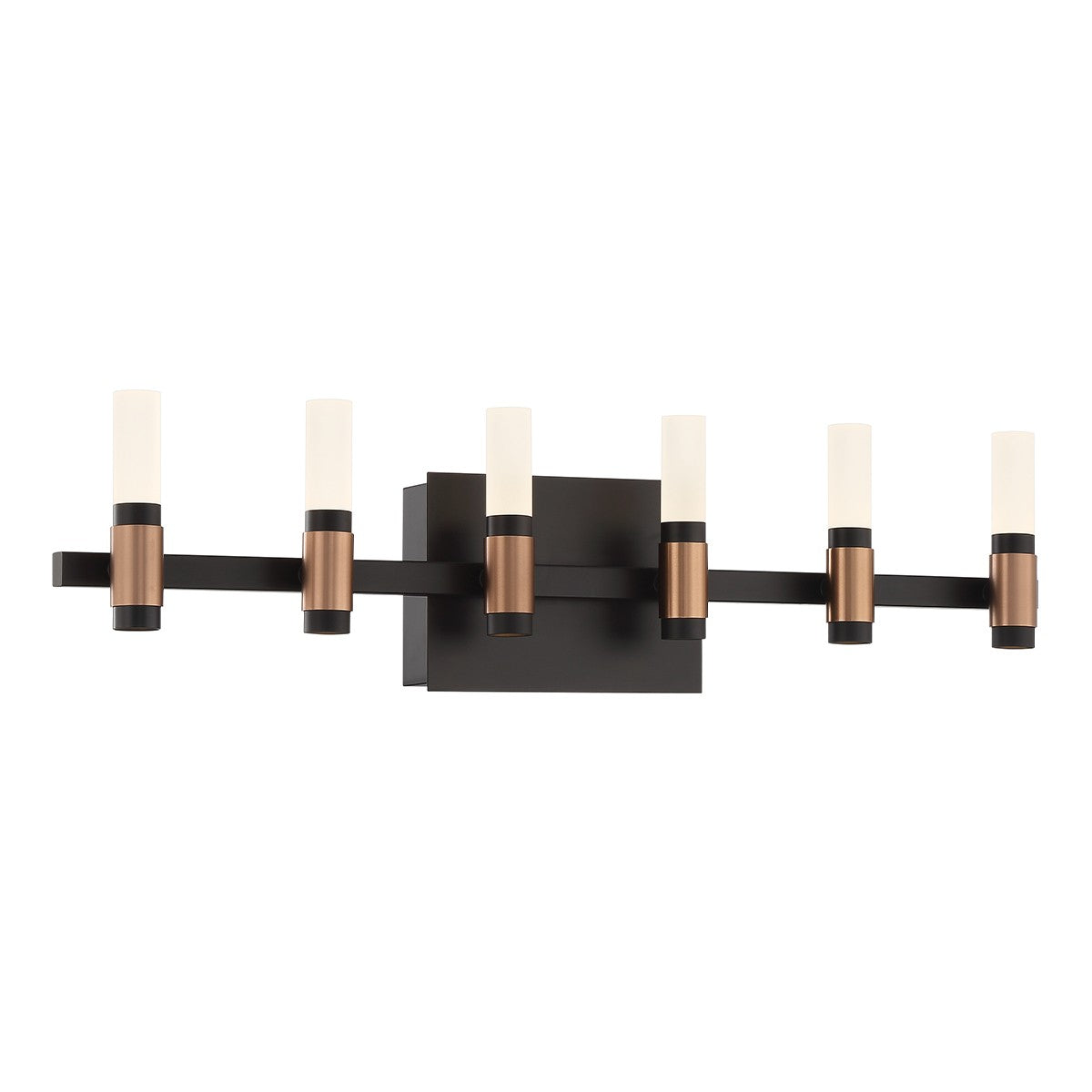 Eurofase - 45237-010 - ALBANY-VAN-6LT-BRBM-WH - ALBANY - Brass-Black
