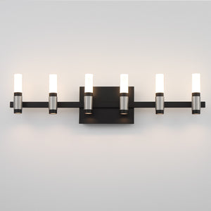 Eurofase - 45237-027 - ALBANY-VAN-6LT-SBM-WH - ALBANY - Silver-Black