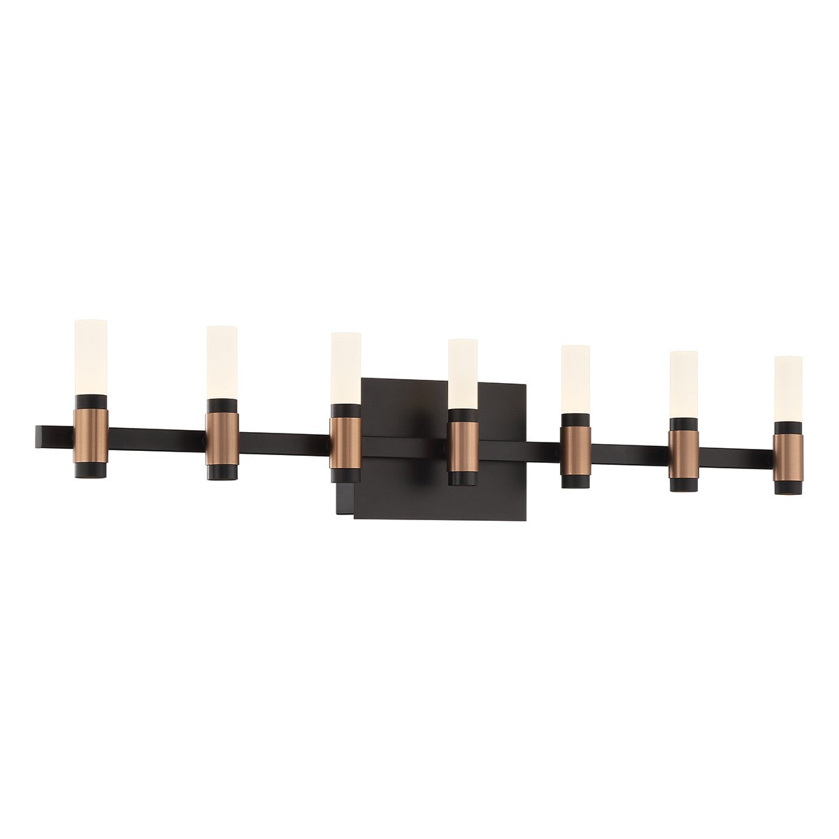 Eurofase - 45238-017 - ALBANY-VAN-6LT-BRBM-WH - ALBANY - Brass-Black