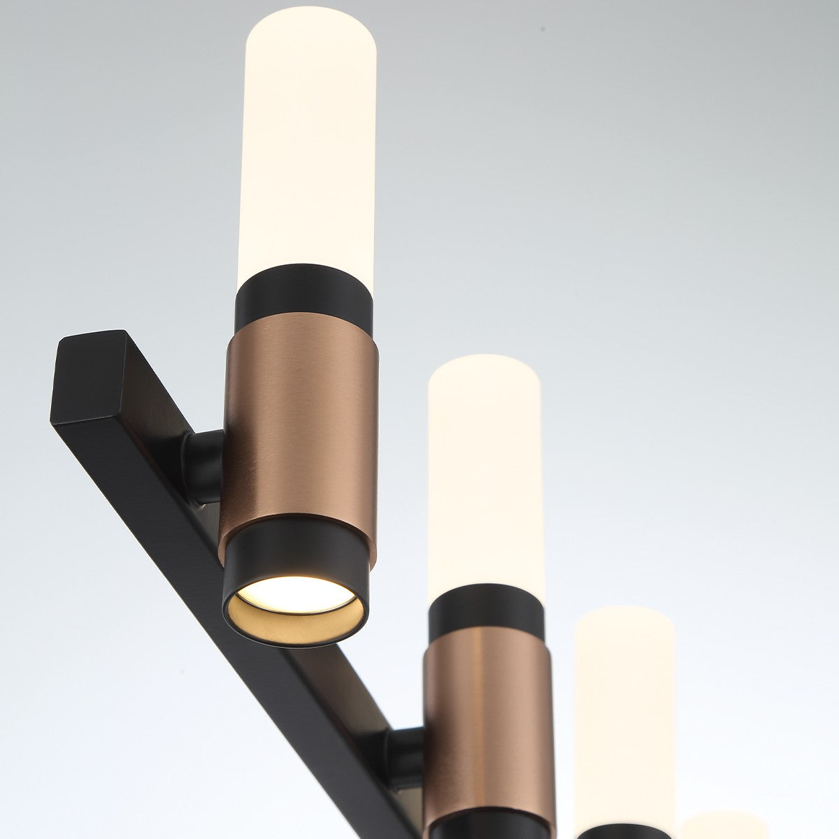 Eurofase - 45238-017 - ALBANY-VAN-6LT-BRBM-WH - ALBANY - Brass-Black