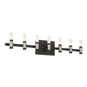 Eurofase - 45238-021 - ALBANY-VAN-7LT-SBM-WH - ALBANY - Silver-Black