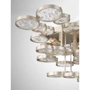 Eurofase - 45452-017 - Two Light Vanity - Trento - Champagne Silver