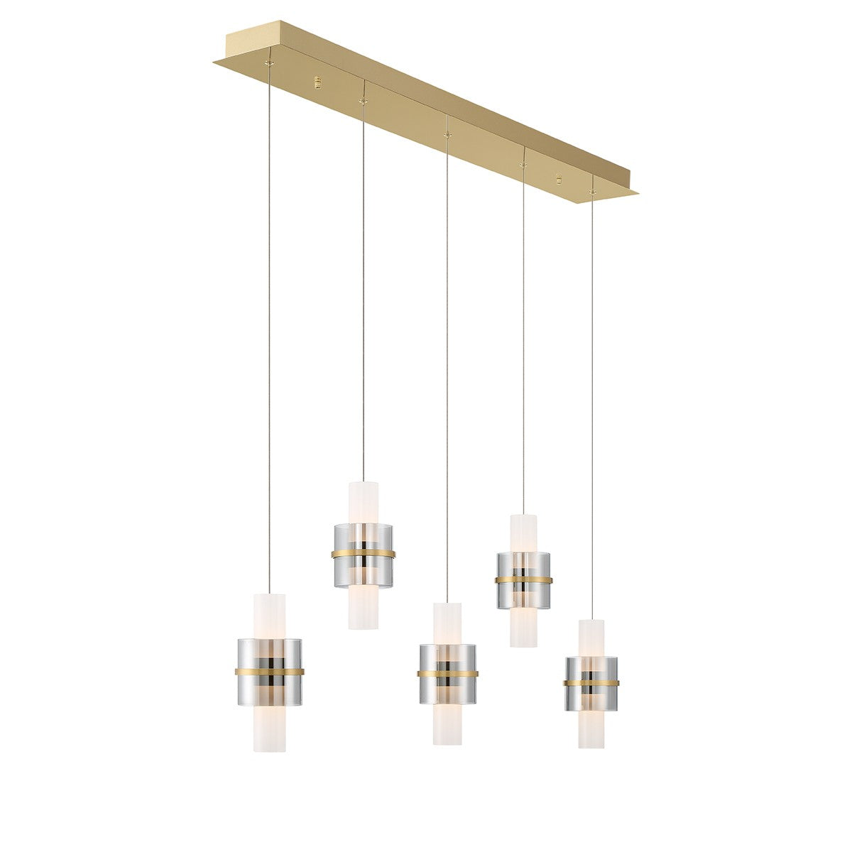 Eurofase - 45595-011 - ROLA-CHD-5LT-42IN-GD-WH - ROLA - Gold