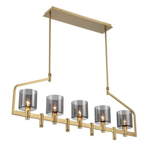 Eurofase - 45652-011 - DECATO-CHD-5LT-42IN-GD-SK - DECATO - Gold