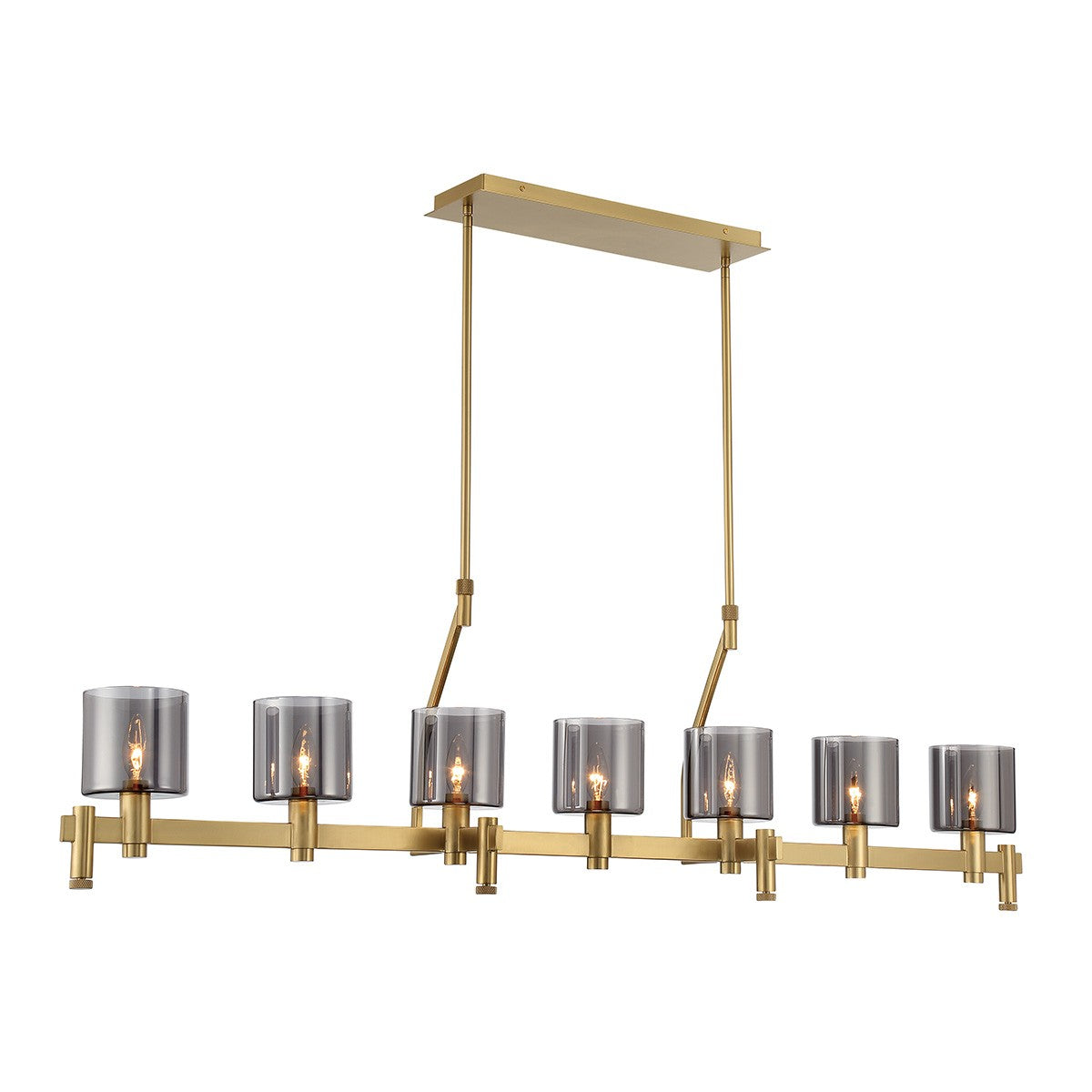 Eurofase - 45653-018 - DECATO-CHD-7LT-57IN-GD-SK - DECATO - Gold