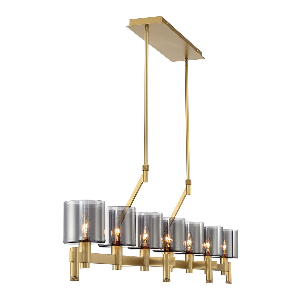 Eurofase - 45653-018 - DECATO-CHD-7LT-57IN-GD-SK - DECATO - Gold