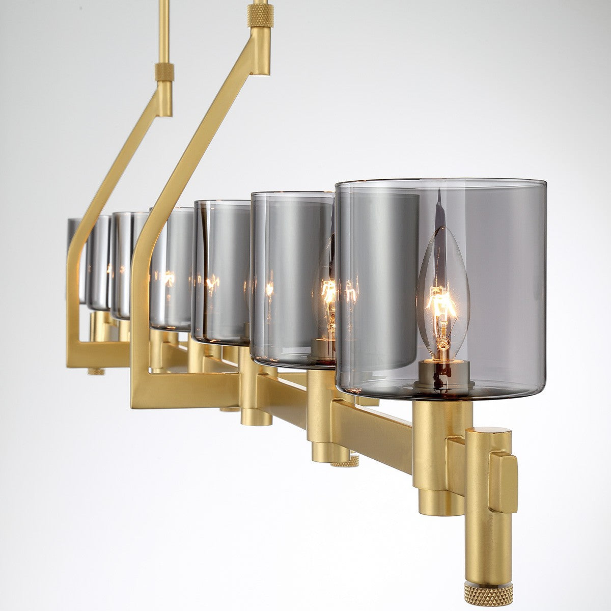 Eurofase - 45653-018 - DECATO-CHD-7LT-57IN-GD-SK - DECATO - Gold