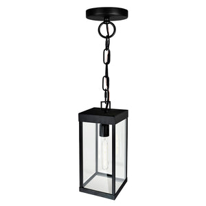 CWI Lighting - 1695P7-1-101 - One Light Outdoor Hanging Lantern - Windsor - Black