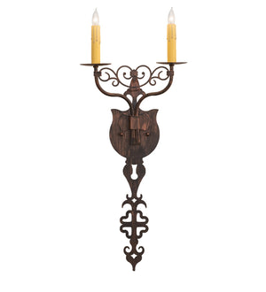 Meyda Tiffany - 255157 - Two Light Wall Sconce - Merano - Cimarron Bronze