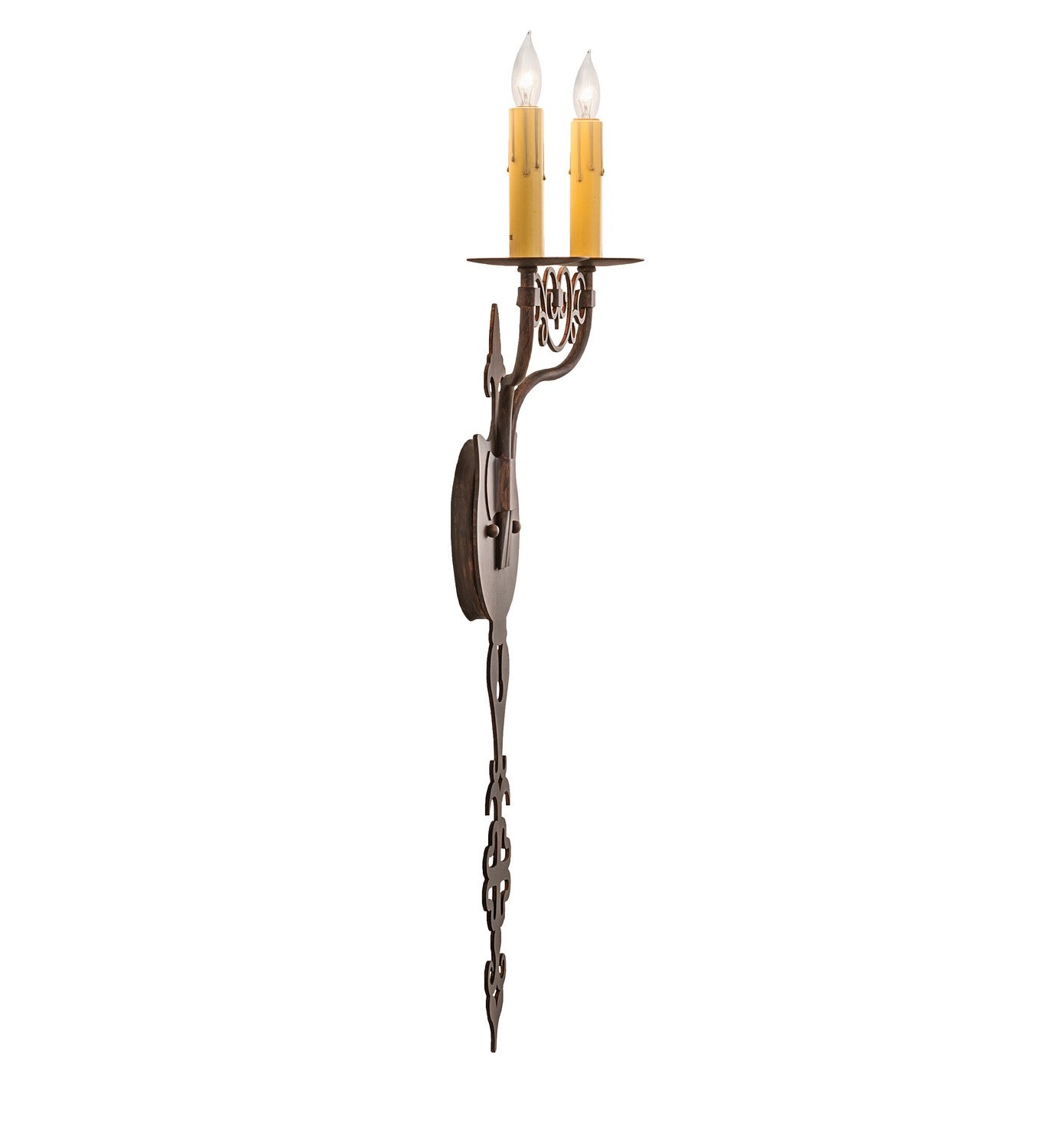 Meyda Tiffany - 255157 - Two Light Wall Sconce - Merano - Cimarron Bronze