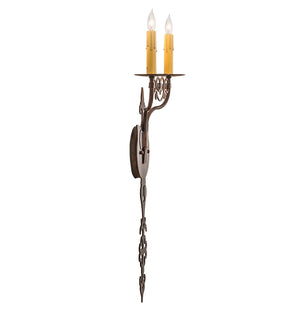 Meyda Tiffany - 255157 - Two Light Wall Sconce - Merano - Cimarron Bronze