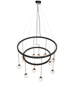 Meyda Tiffany - 257077 - LED Chandelier - Bola - Solar Black