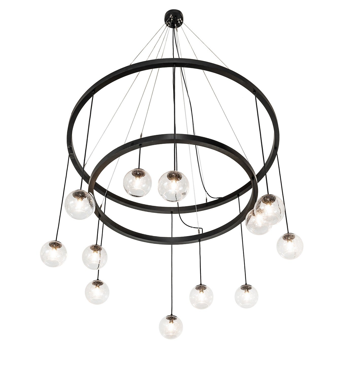 Meyda Tiffany - 257077 - LED Chandelier - Bola - Solar Black