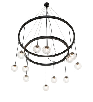 Meyda Tiffany - 257077 - LED Chandelier - Bola - Solar Black