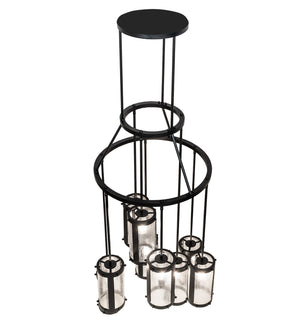 Meyda Tiffany - 257212 - Nine Light Chandelier - Cartier - Solar Black