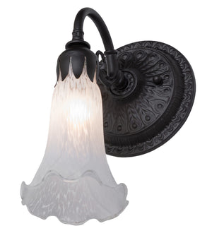 Meyda Tiffany - 260476 - One Light Wall Sconce - White - Oil Rubbed Bronze