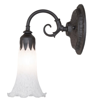 Meyda Tiffany - 260476 - One Light Wall Sconce - White - Oil Rubbed Bronze