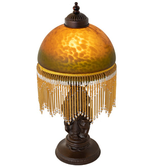 Meyda Tiffany - 260711 - One Light Mini Lamp - Roussillon - Mahogany Bronze