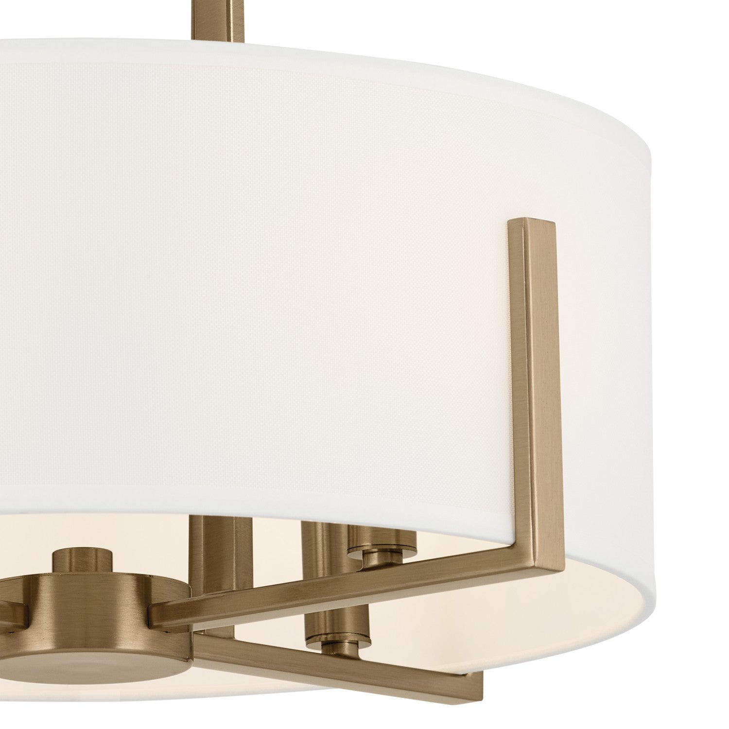 Kichler - 52591CPZ - Four Light Semi Flush Mount - Malen - Champagne Bronze