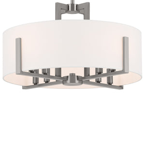 Kichler - 52592CLP - Eight Light Semi Flush Mount - Malen - Classic Pewter